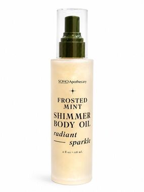 SOHO Apothecary Frosted Mint Shimmer‎ Body Oil